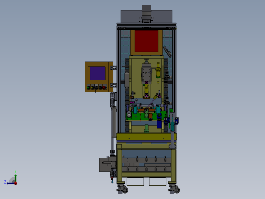 转向器轴承压装及护管翻边设备右视缩略图