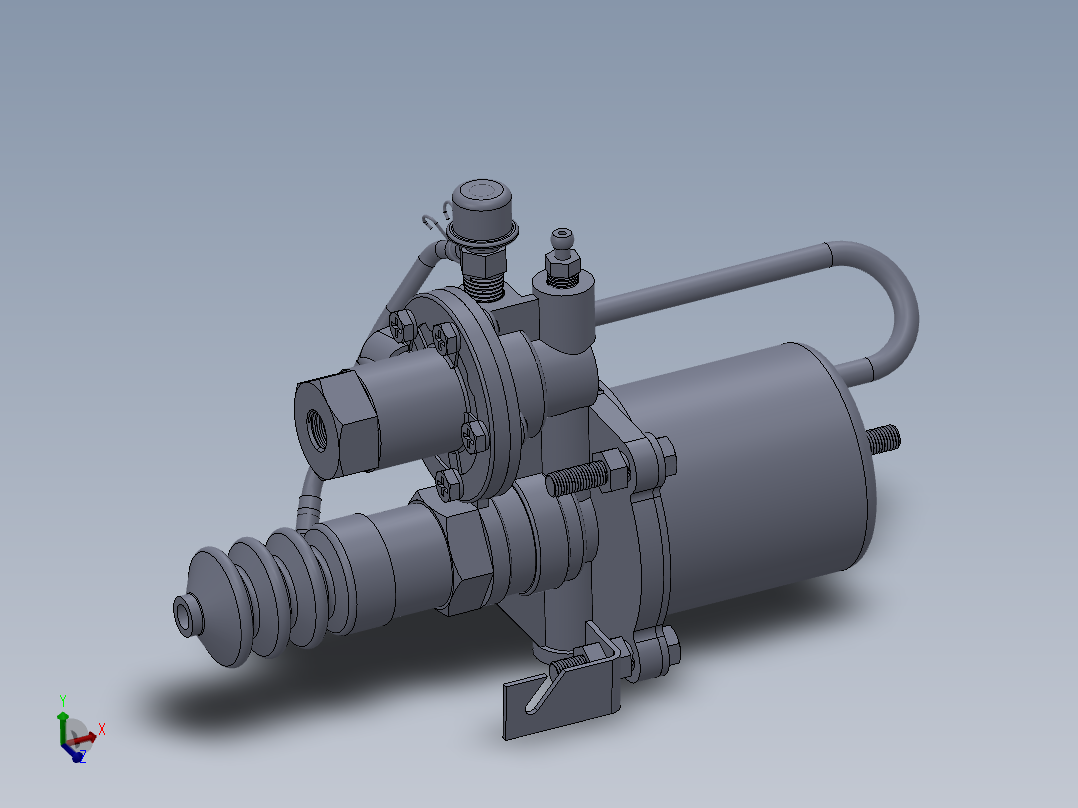 自动挡的汽车使用离合器助力器设计模型