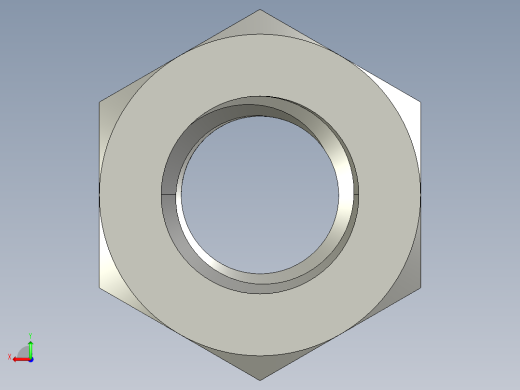 公制六角螺母-Metric Hex Nuts M8 x 1.25mm Thread后视缩略图