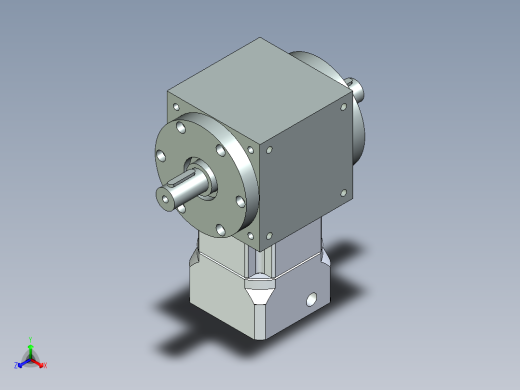 换向器PW110双轴 PGH90-L1 19-70-90-M6.stp