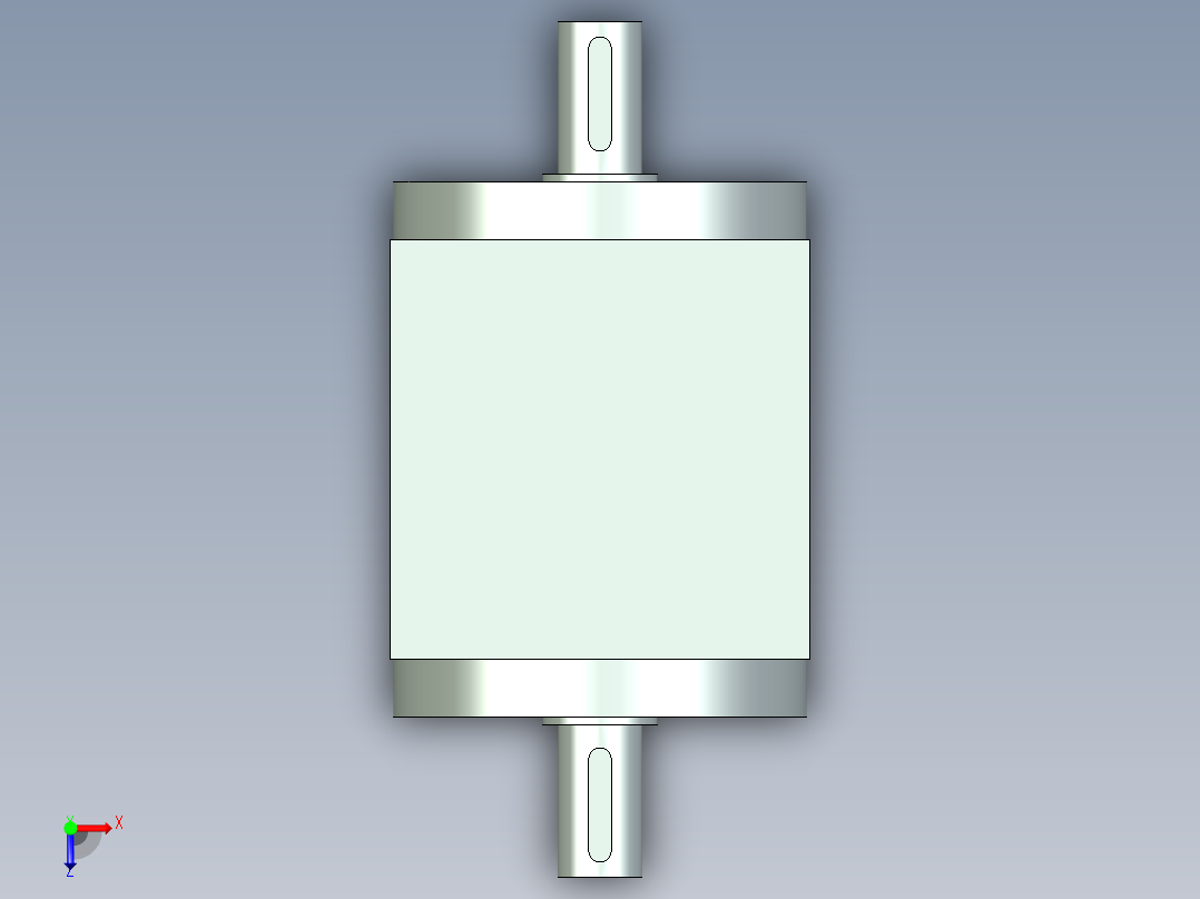 换向器PW110双轴 PGH90-L1 19-70-90-M6.stp俯视图