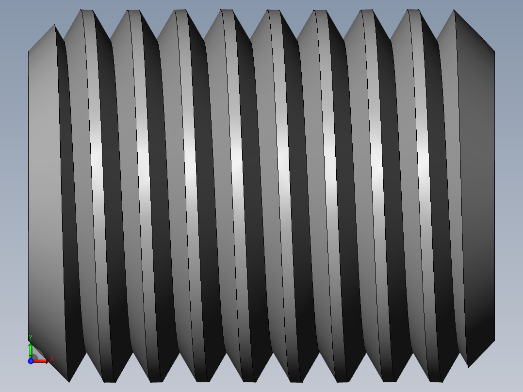 DIN 913-ISO 4026 固定螺钉-M16 L=20.SLDPRT前视图