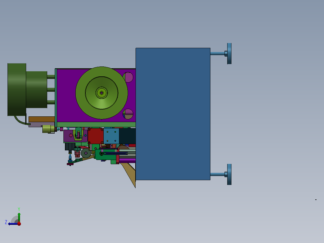多级联动非标自动化设备sw16可编辑右视图