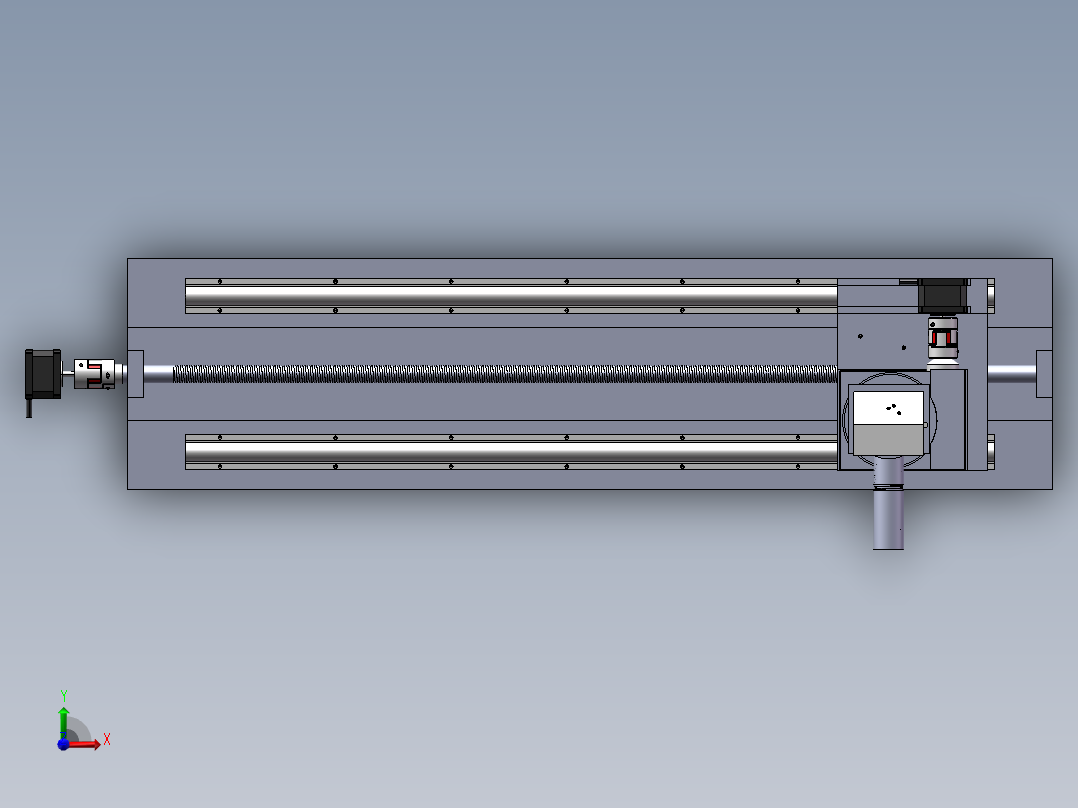 三维实体模型前视图