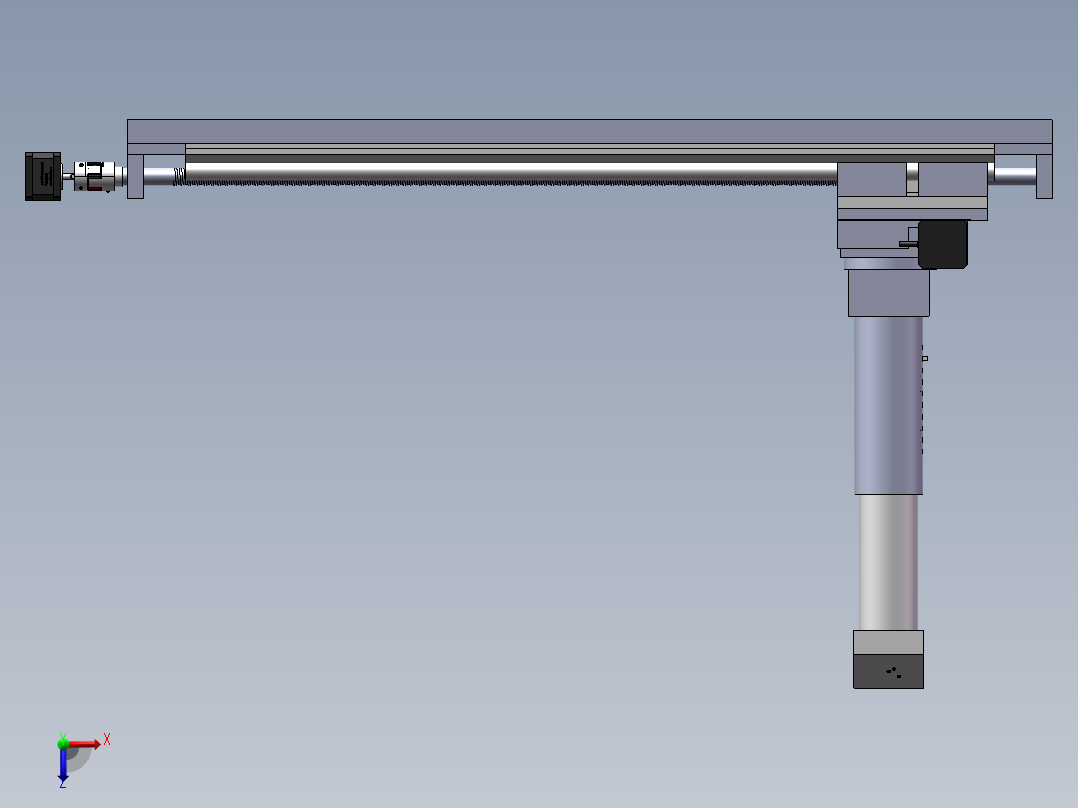 三维实体模型俯视图