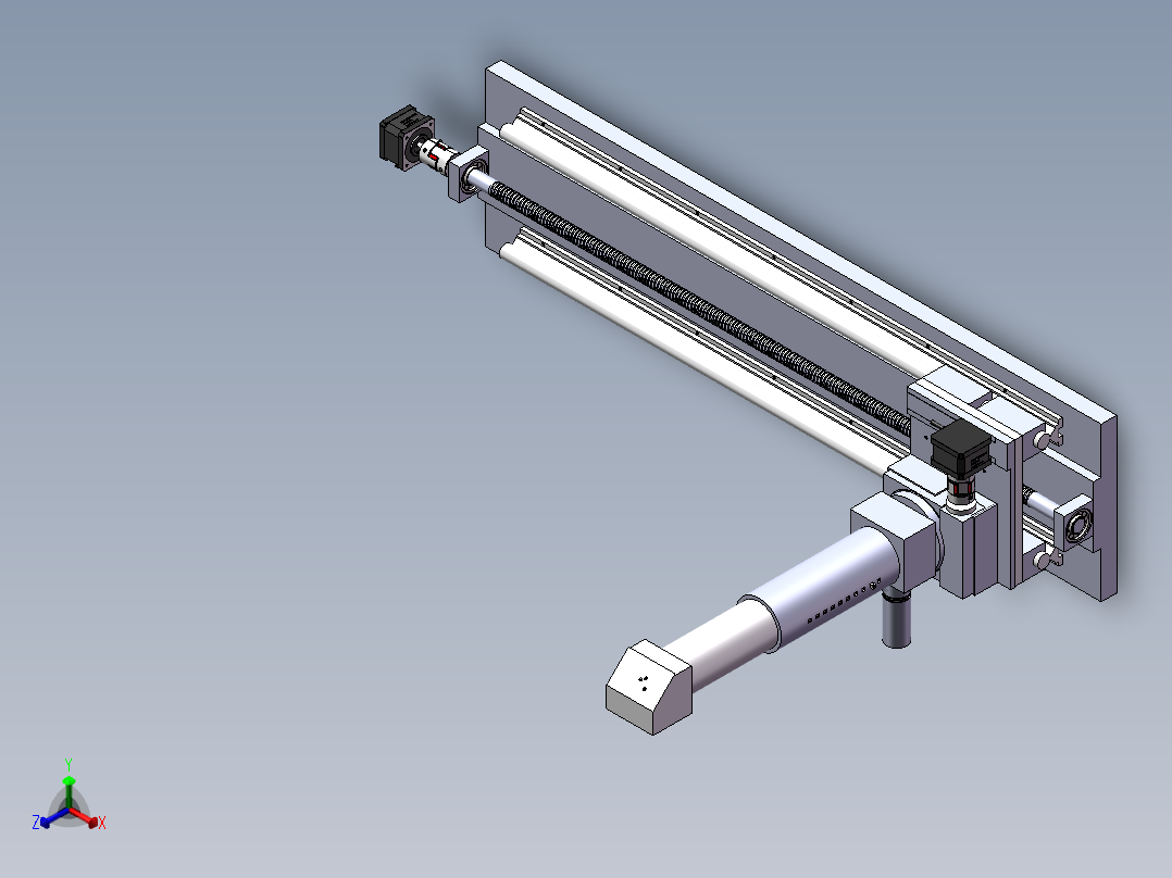 三维实体模型正等轴测图