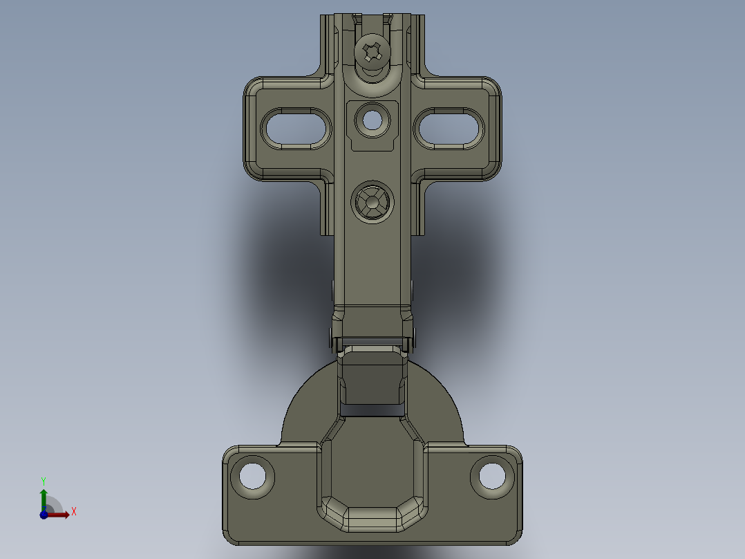 铰链、-铰链hinge-110-d前视图