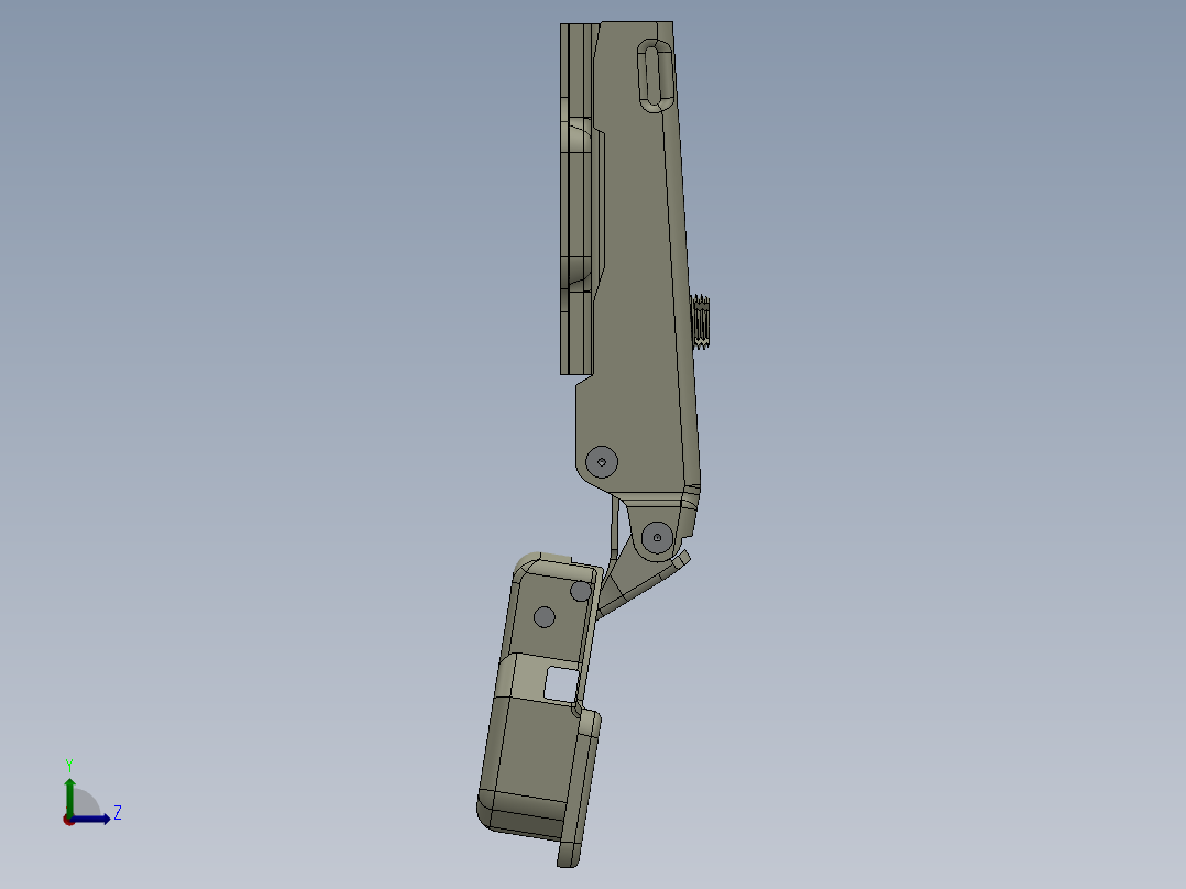 铰链、-铰链hinge-110-d左视图