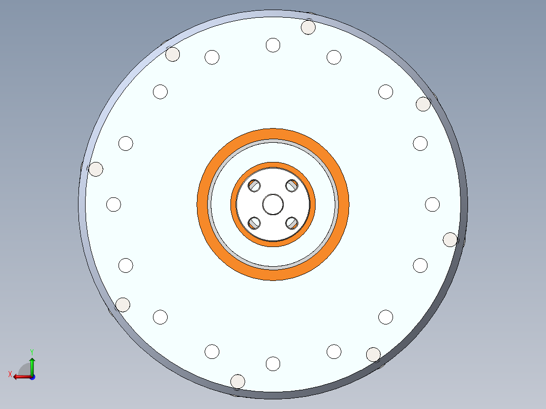 摆线减速器、摆线针轮减速器、减速器(16)后视图