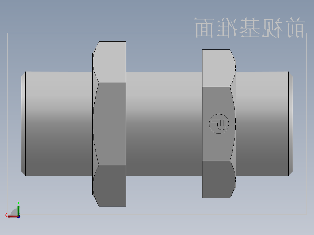直通隔板接头、6C-22LN后视图