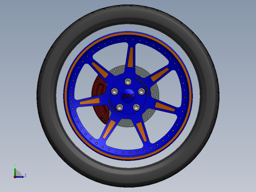 轮毂、轮胎(133)左视缩略图