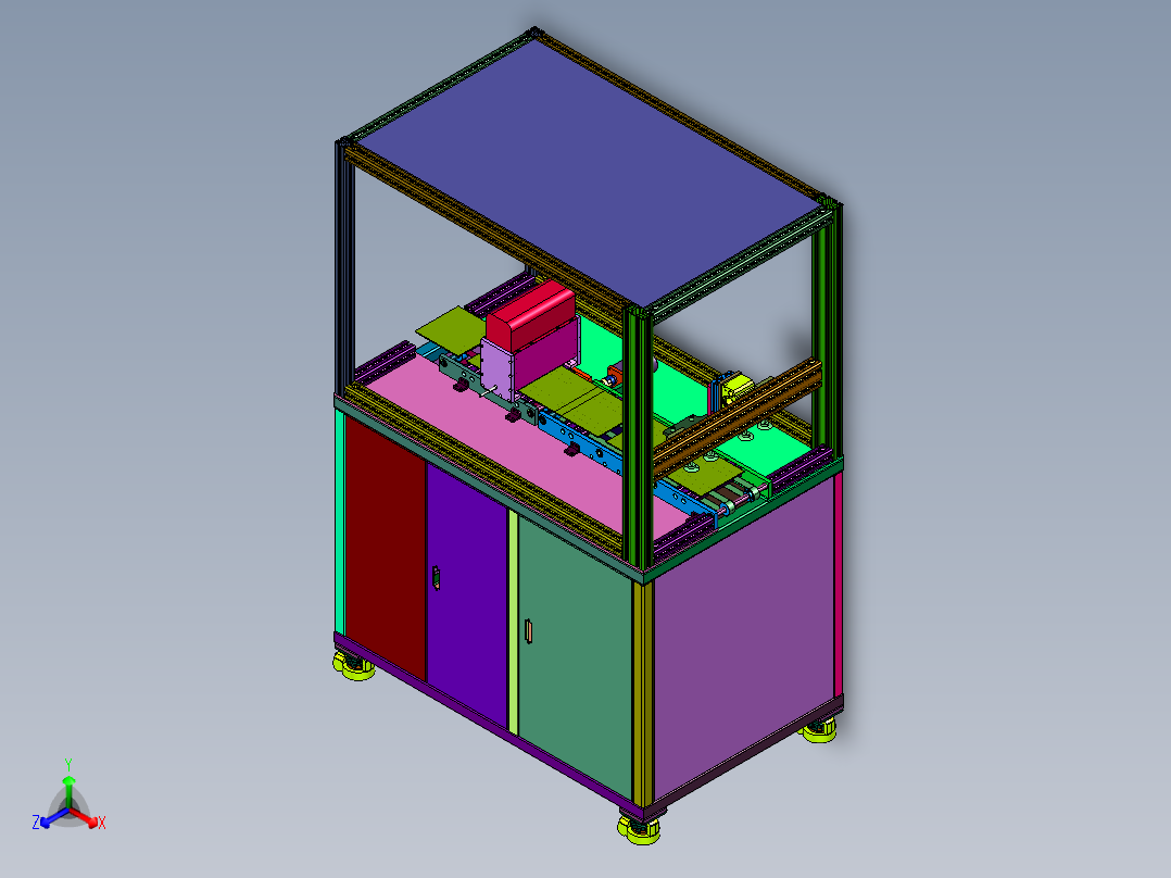 新电路控制板吹风机正等轴测图