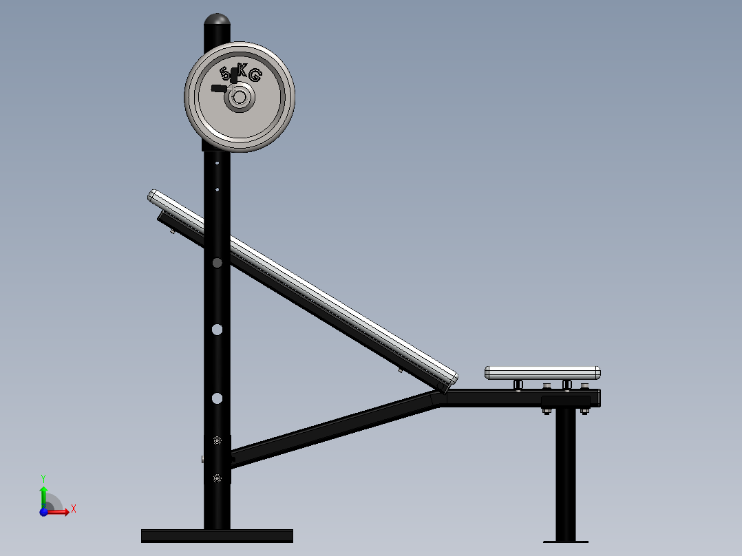 健身器材(11)前视图