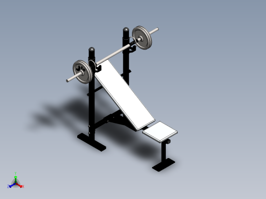 健身器材(11)正等轴测缩略图