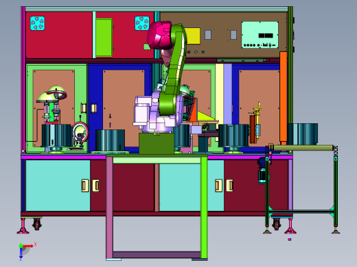 机壳表面质量检测系统俯视缩略图