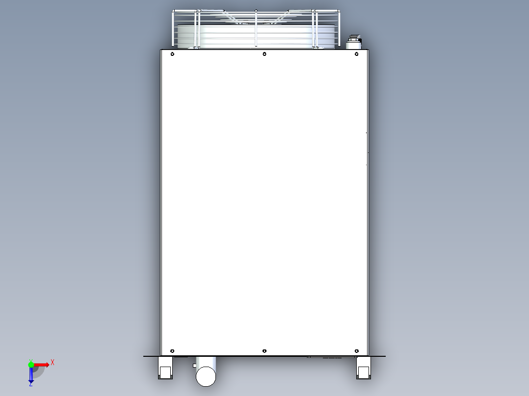 汉立冷水机俯视图