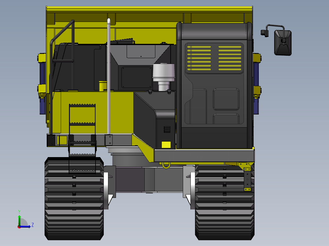 IC70R新型履带自卸运输车载重7吨左视图