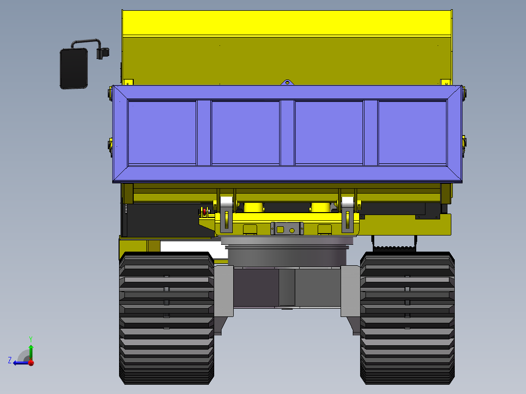 IC70R新型履带自卸运输车载重7吨右视图