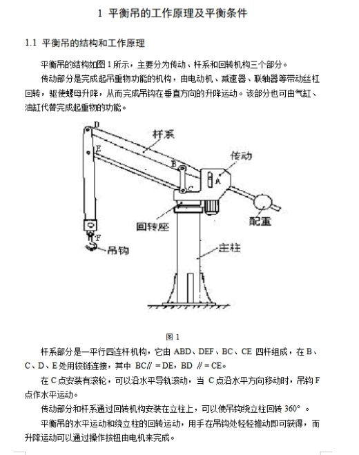 平衡吊的结构设计含8张CAD图缩略图