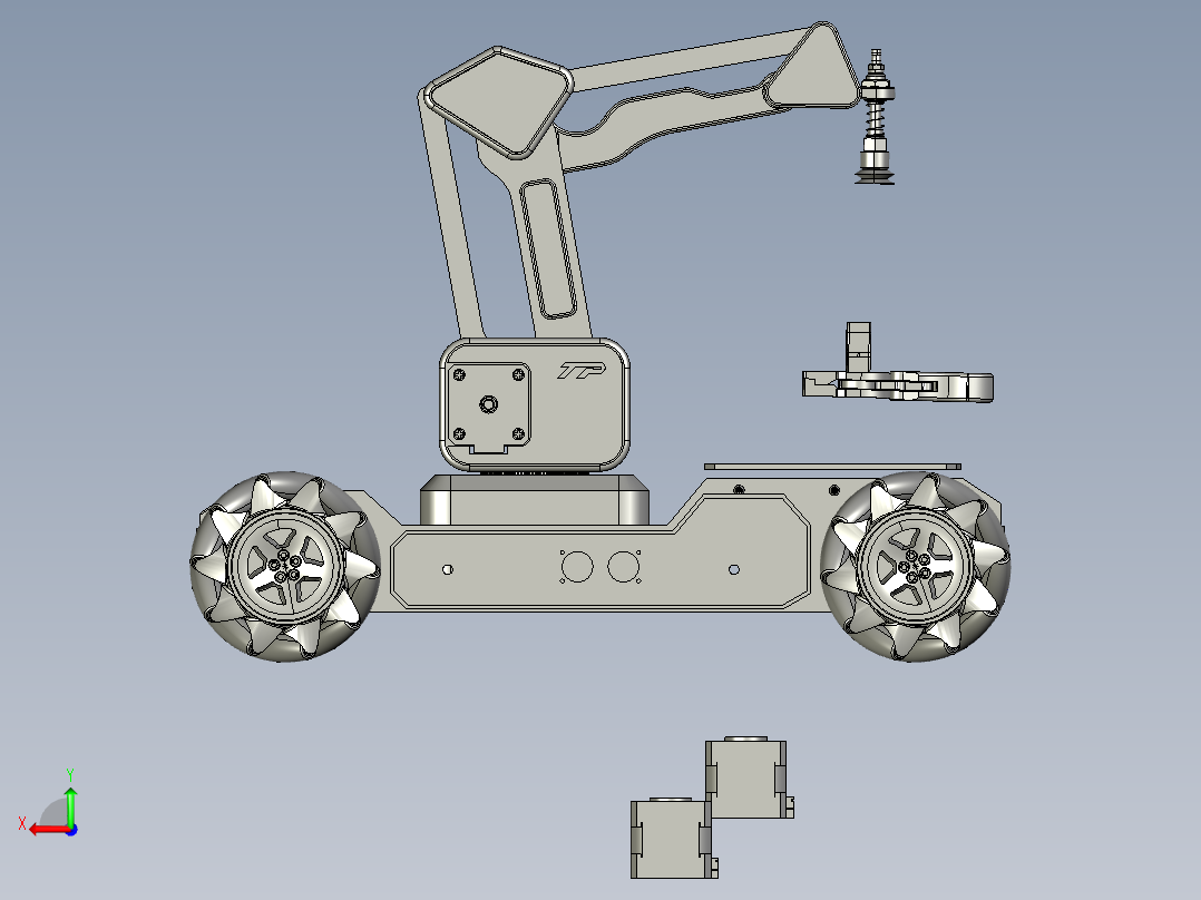 自动驾驶汽车后视图