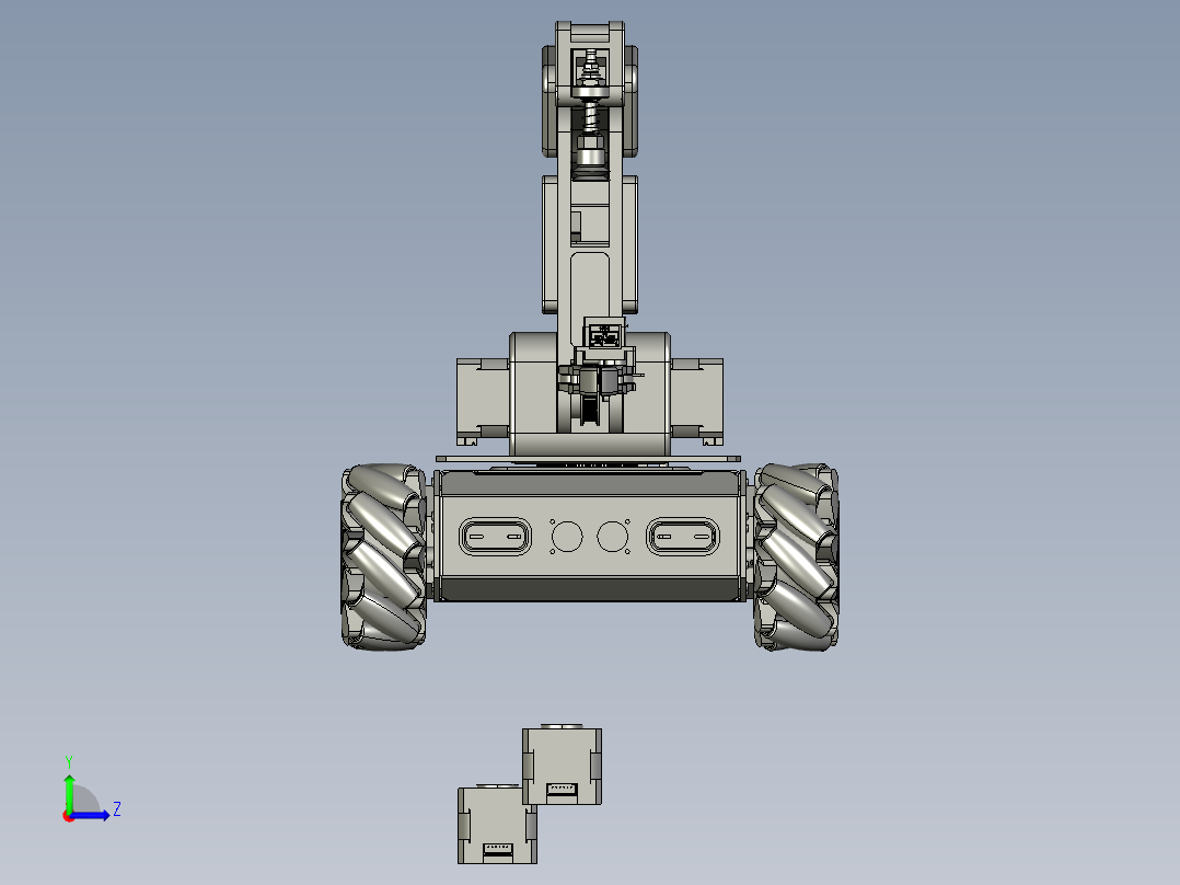 自动驾驶汽车左视图
