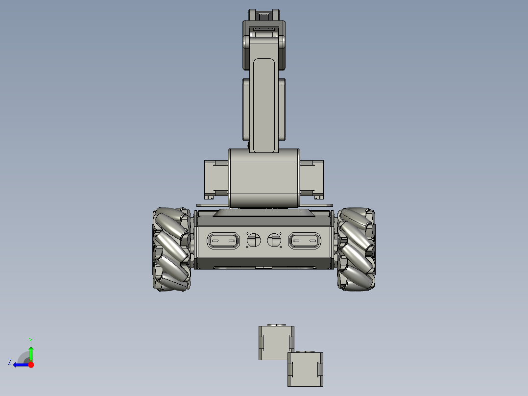 自动驾驶汽车右视图