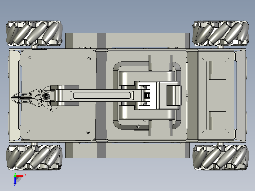 自动驾驶汽车俯视图