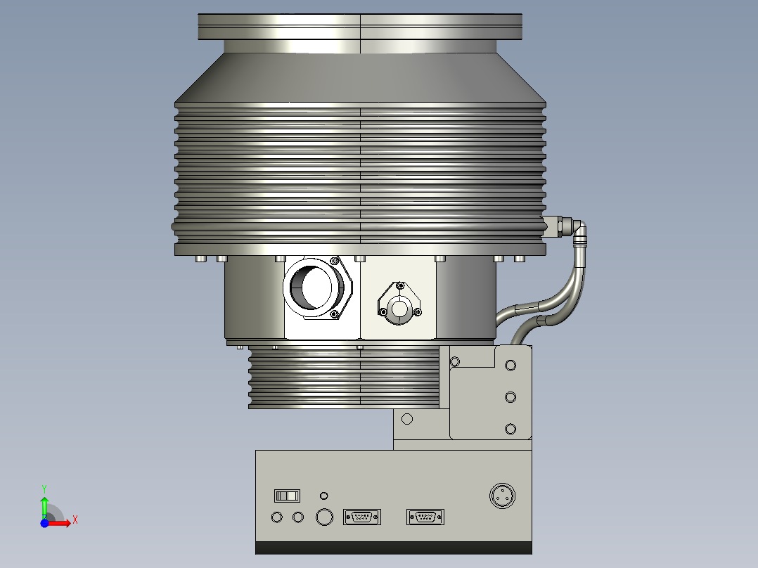 莱宝 分子泵 TURBOVAC MAG W 2200 iPL 参考模型MF50前视图