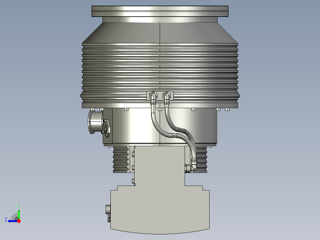 莱宝 分子泵 TURBOVAC MAG W 2200 iPL 参考模型MF50右视图