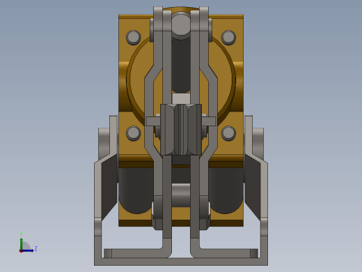 气动杠杆夹具AP3左视缩略图