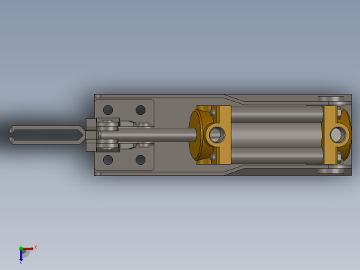 气动杠杆夹具AP3俯视缩略图