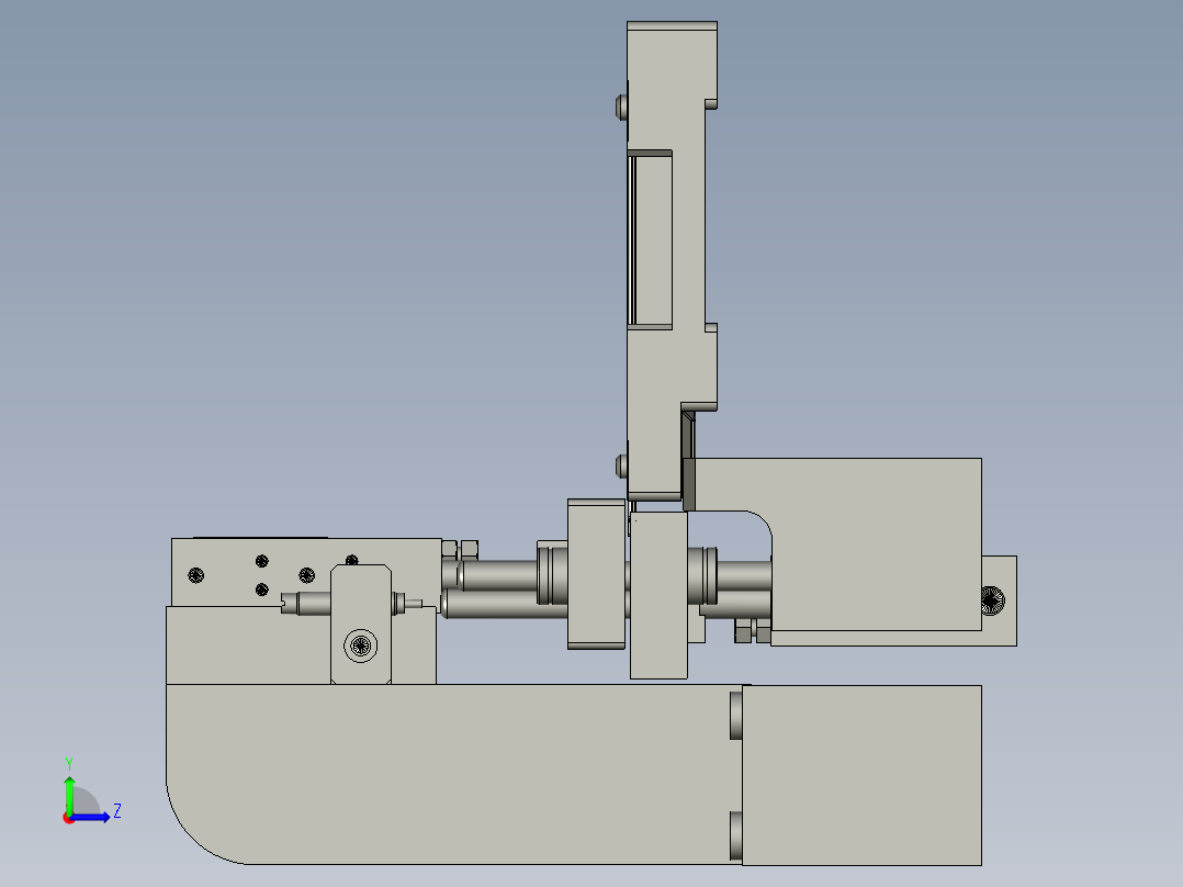 上下压合左视图
