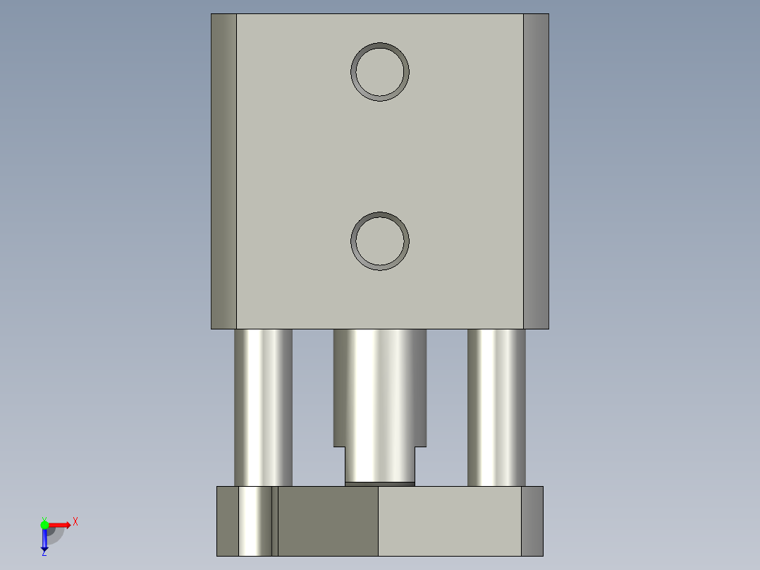 塑胶件自动加螺纹设备设计-CQMB16-10俯视图