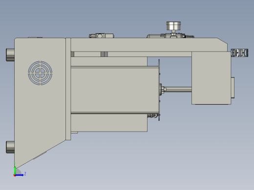 机械零件清洗设备左视缩略图