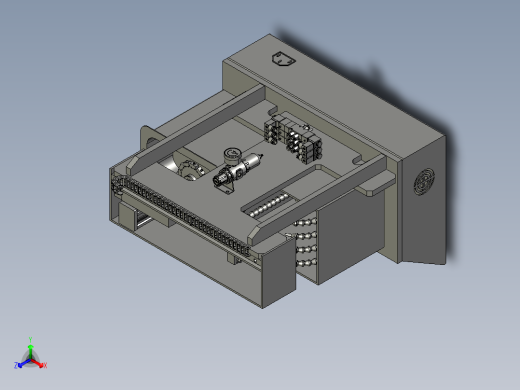 机械零件清洗设备正等轴测缩略图