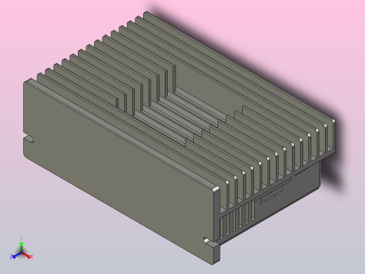 数字步进电机与驱动器3DM883-3D图纸正等轴测缩略图