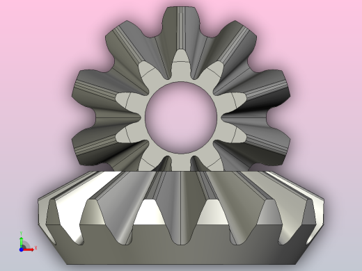 直锥齿轮前视缩略图