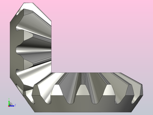 直锥齿轮左视缩略图