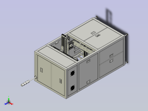 一种自动供料设备3D图