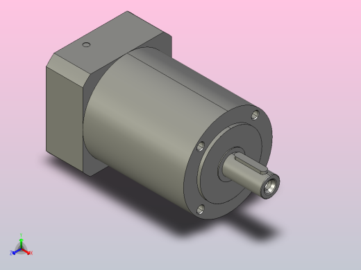 间隙减速器gearbox_gbx120008k_gbk_120_100_4_f