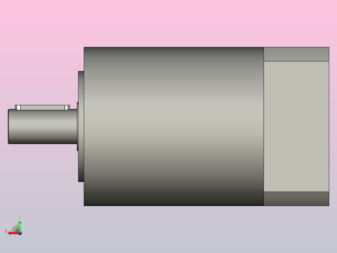 间隙减速器gearbox_gbx120008k_gbk_120_100_4_f后视图