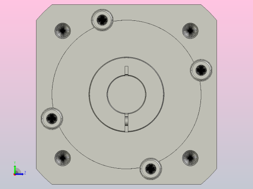间隙减速器gearbox_gbx120008k_gbk_120_100_4_f左视缩略图