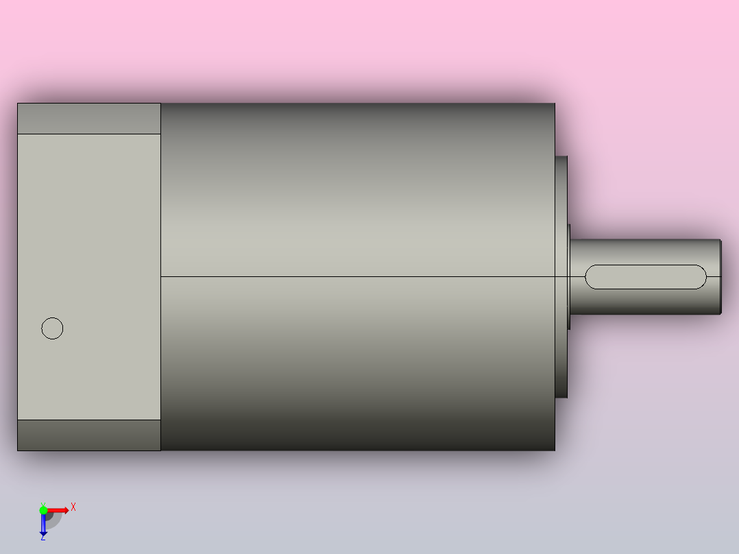 间隙减速器gearbox_gbx120008k_gbk_120_100_4_f俯视图
