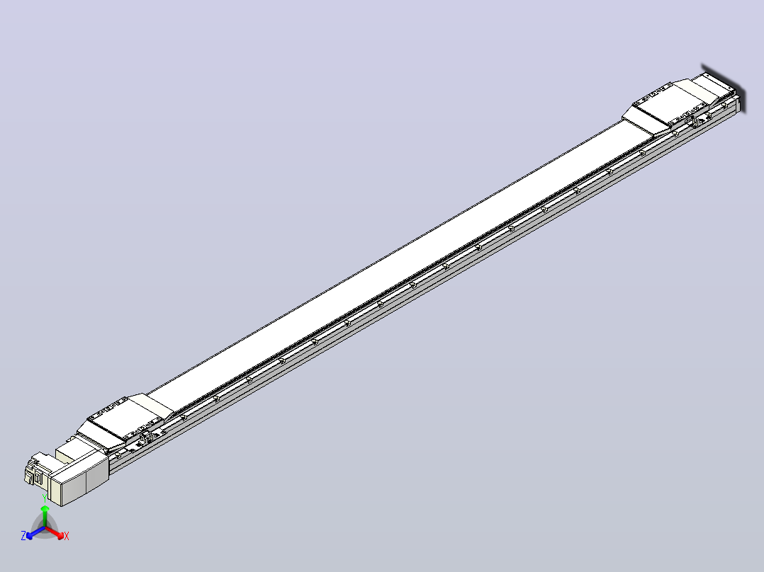 皮带直线轴双滑块型TPA-GCBS-120-P70-L725-QR-M20-N3主视图