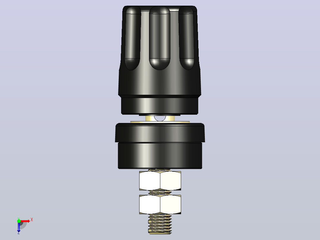 香蕉插座老式 v7俯视图