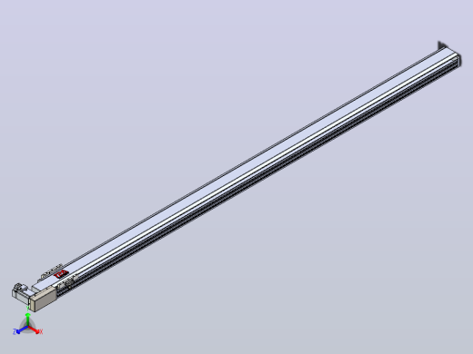 皮带直线轴半封闭可选导轨TPA-HNB-120D-110-L2500-MR-Y-P40-N3