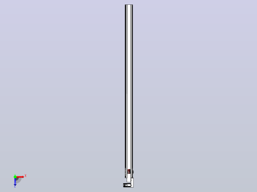 皮带直线轴半封闭可选导轨TPA-HNB-120D-110-L2500-MR-Y-P40-N3俯视缩略图