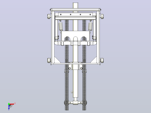 9吨国六燃油餐厨垃圾车提桶机构俯视缩略图