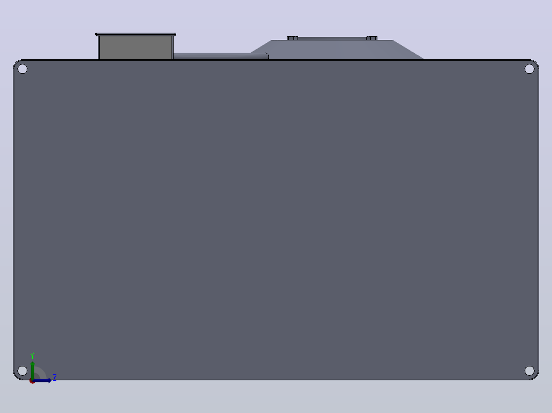 EKR500×300A1 EKR500×300B1方形管道风机[EKR500×300A1]左视图