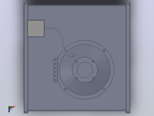 EKR500×300A1 EKR500×300B1方形管道风机[EKR500×300A1]俯视缩略图